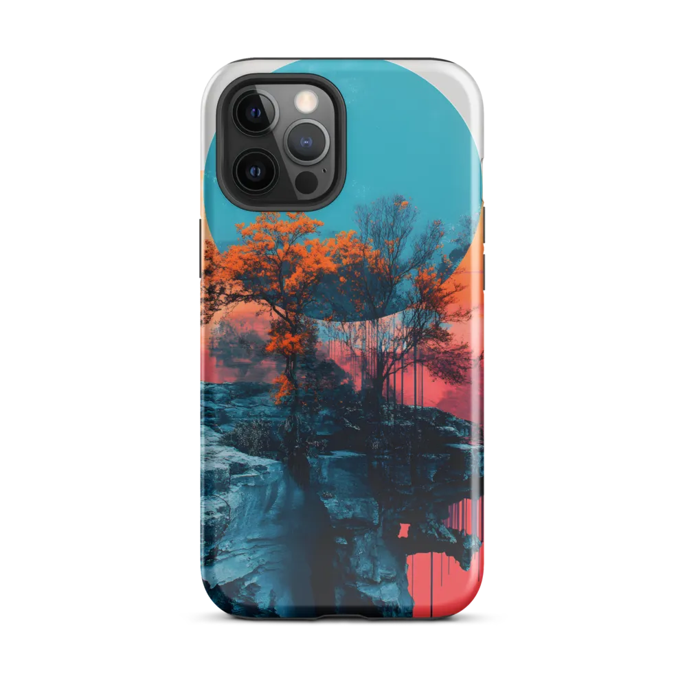 Ethereal Landscapes: A Dance of Color and Form | Phone Case |  12 Pro Max | Tough Case | Glossy