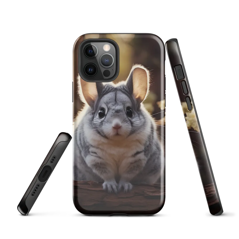 Curious Chinchilla in the Forest