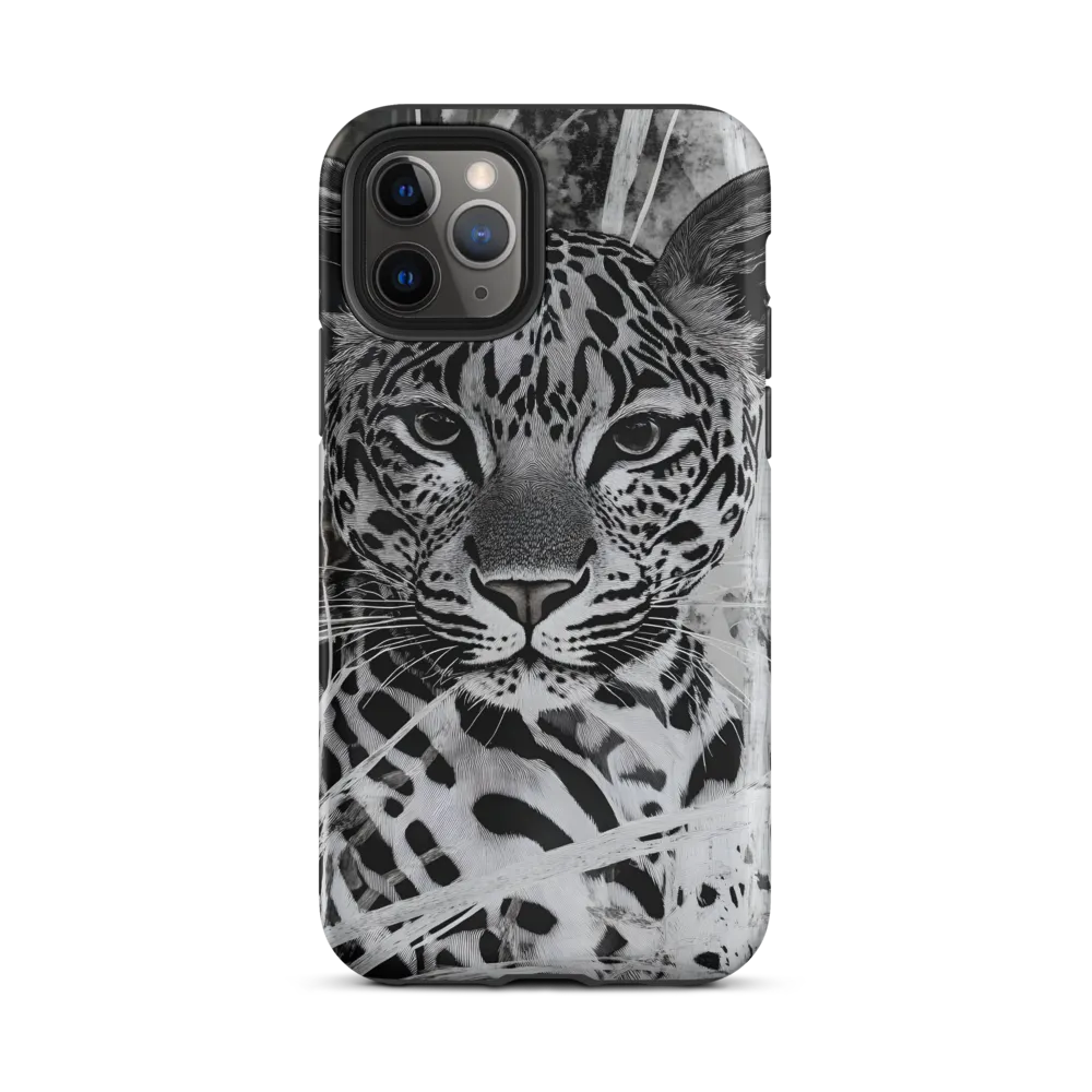Majestic Gaze: The Leopard's Portrait | Phone Case |  11 Pro | Tough Case | Matte