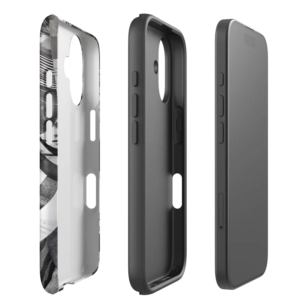 Fluidity in Monochrome | Phone Case