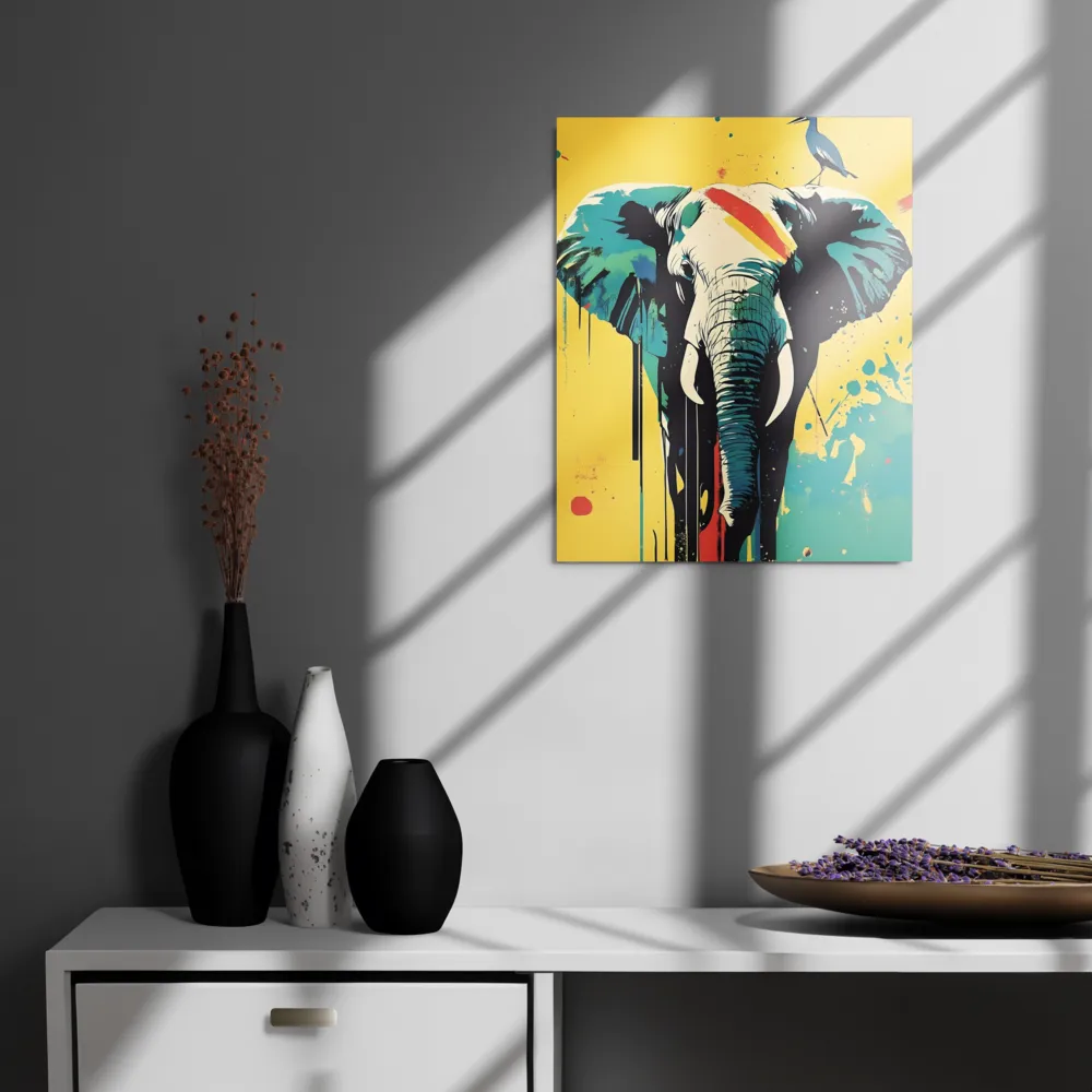 Elegance of the Wild: A Colorful Harmony