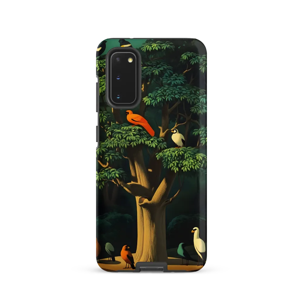 Harmony in Color: A Surreal Bird Symphony