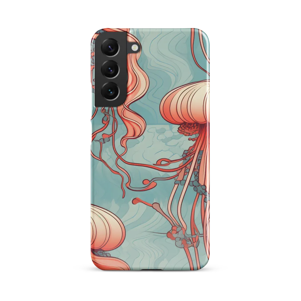 Ethereal Dance of Jellyfish | Phone Case |  S22 Plus | Snap Case | Glossy