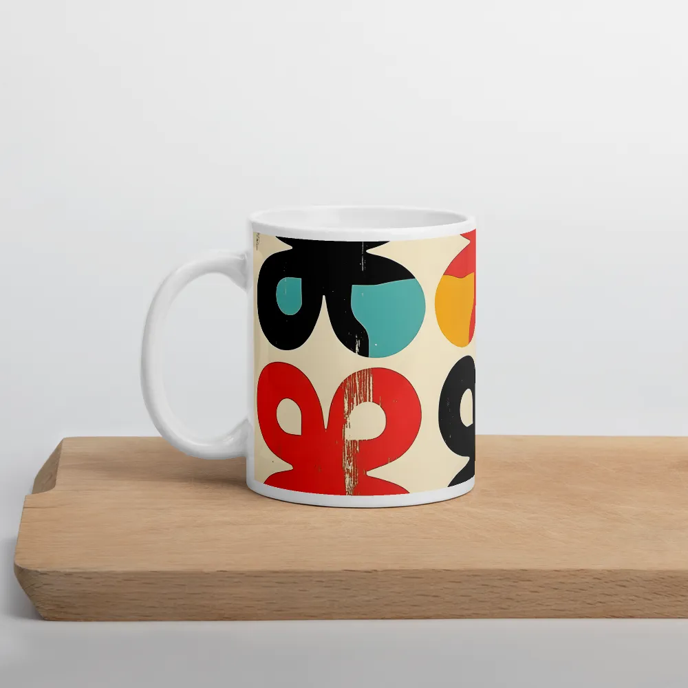 Geometric Playfulness | Mug with White inside | 11 oz