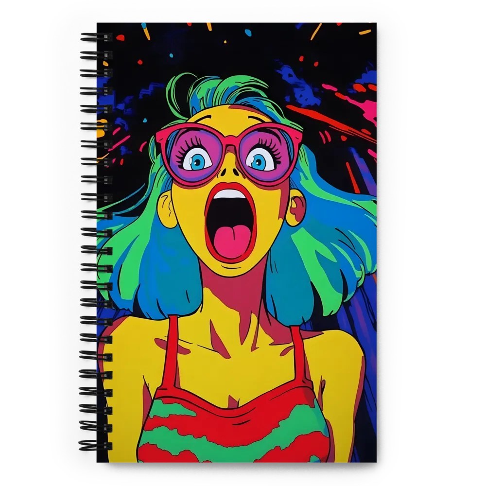 Eruption of Emotion | Spiral Notebook