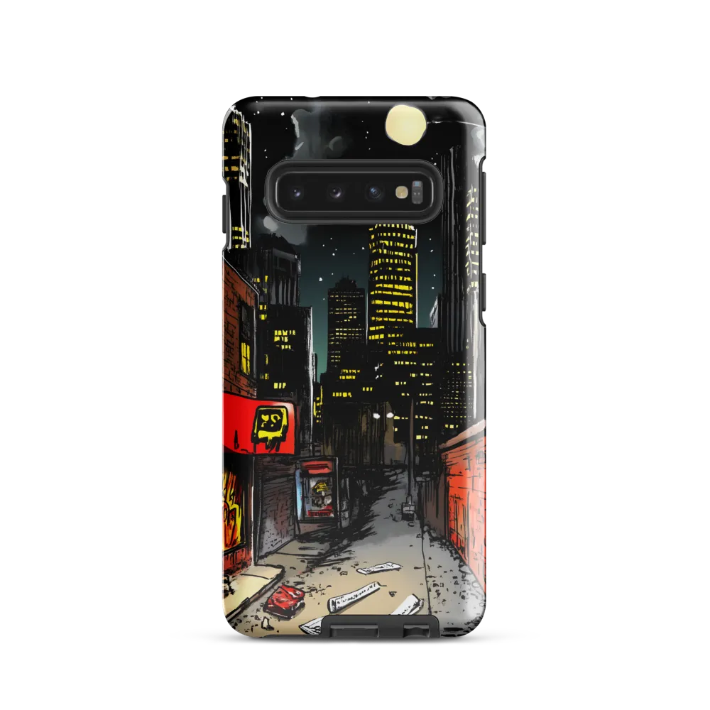 Nocturnal Cityscape: The Hidden Alley | Phone Case |  S10 | Tough Case | Glossy