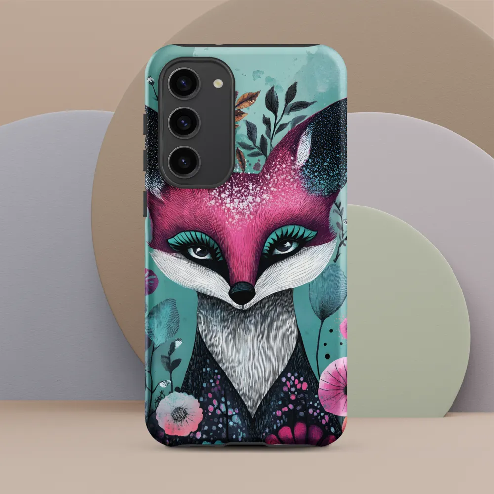 Whimsical Fox Among Blossoms