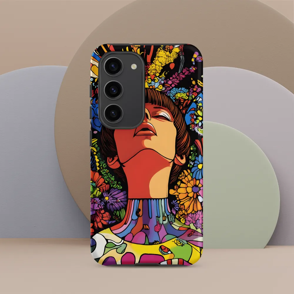 Vibrant Ecstasy: A Psychedelic Portrait
