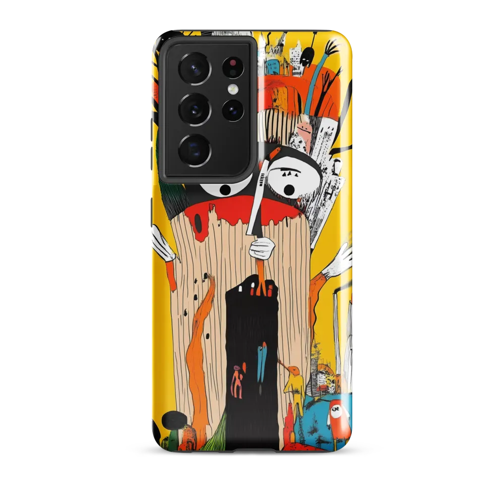 The Whimsical Tree of Imagination | Phone Case |  S21 Ultra | Tough Case | Glossy