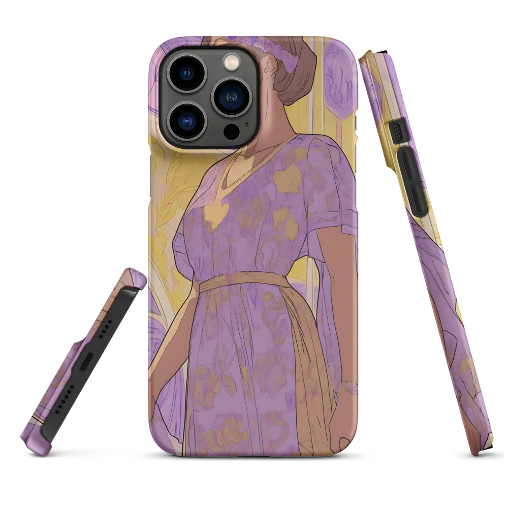 Elegance in Floral Harmony | Phone Case |  13 Pro Max | Snap Case | Matte