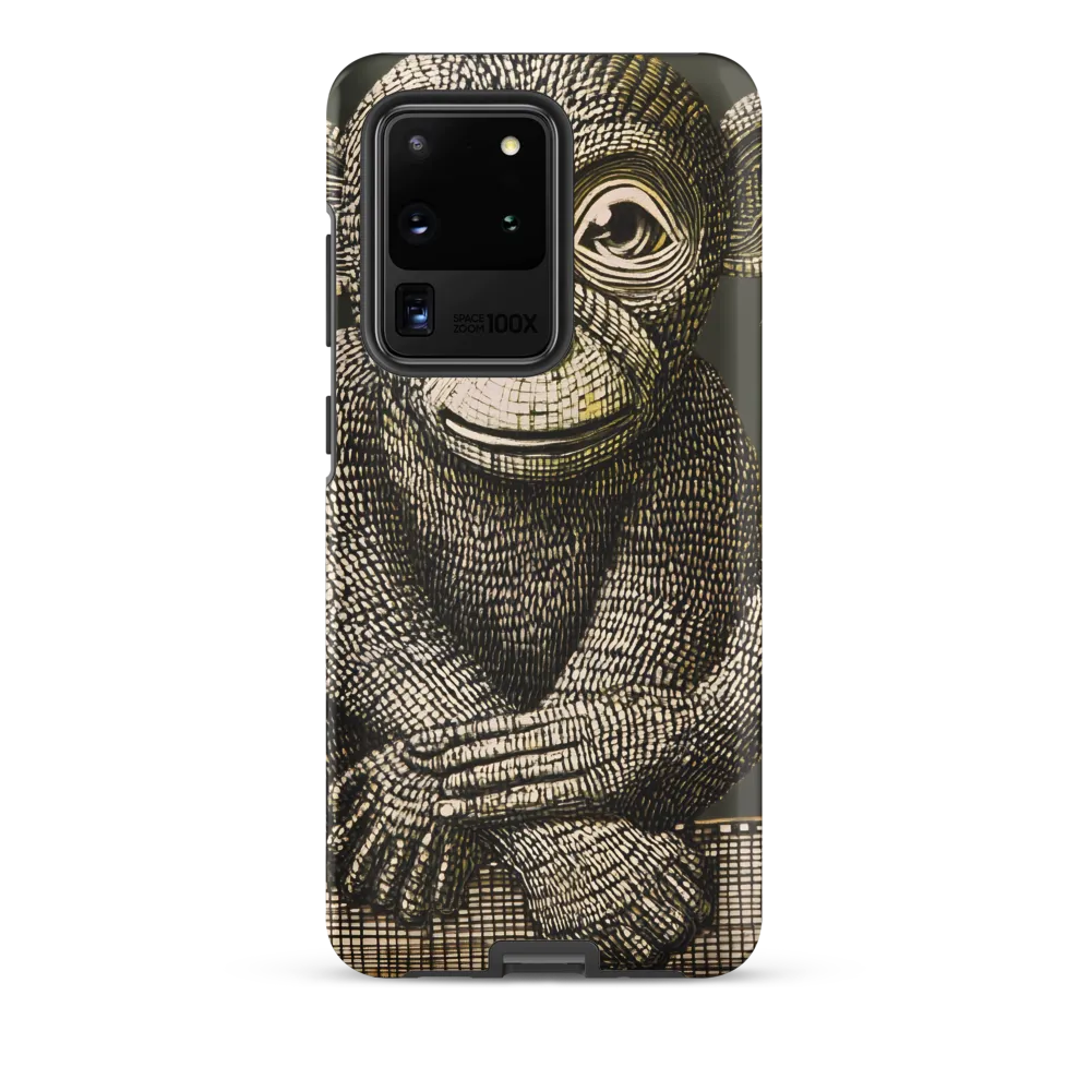 Intricate Primate Portrait