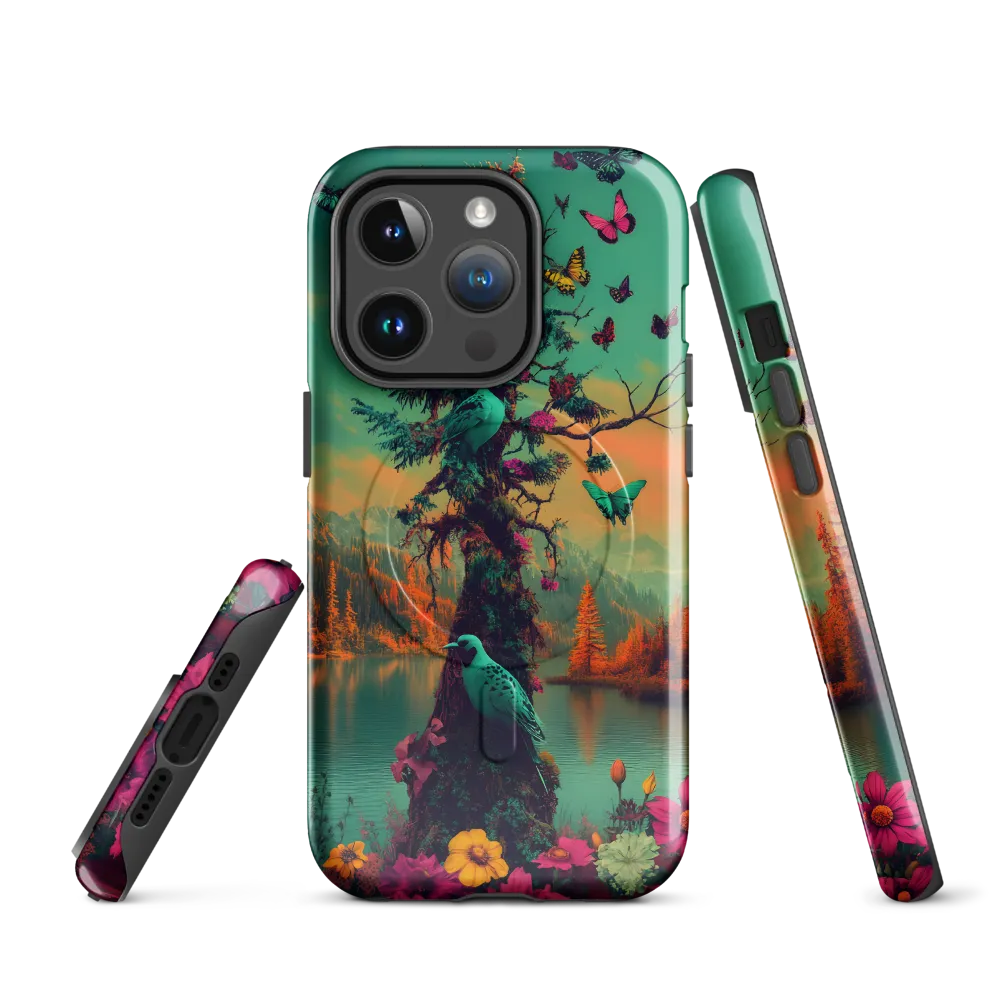 Whispers of a Vibrant Dream | Phone Case |  14 Pro | MagSafe® Tough Case | Glossy