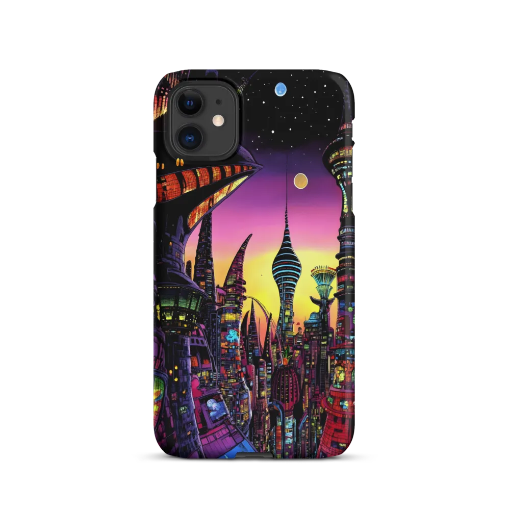Futuristic Cityscape at Dusk