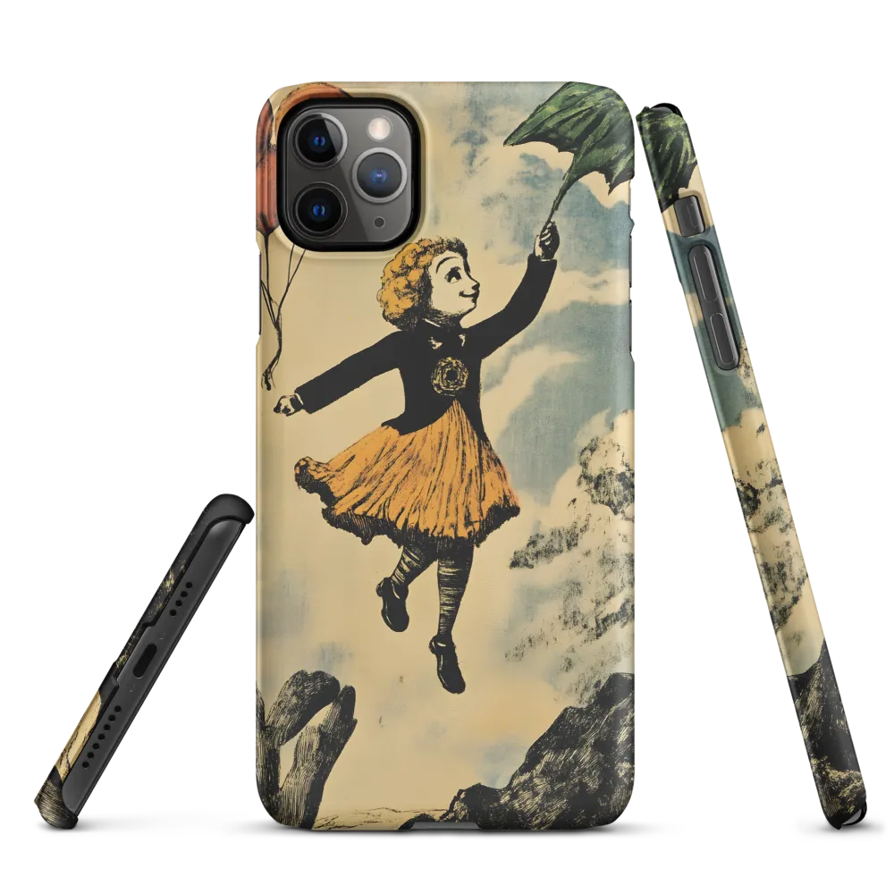 Upward Drift — Girl with Umbrella and Balloons