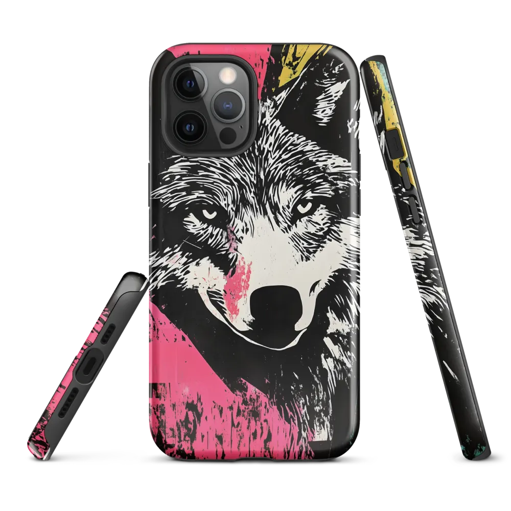 Intense Gaze of the Wolf