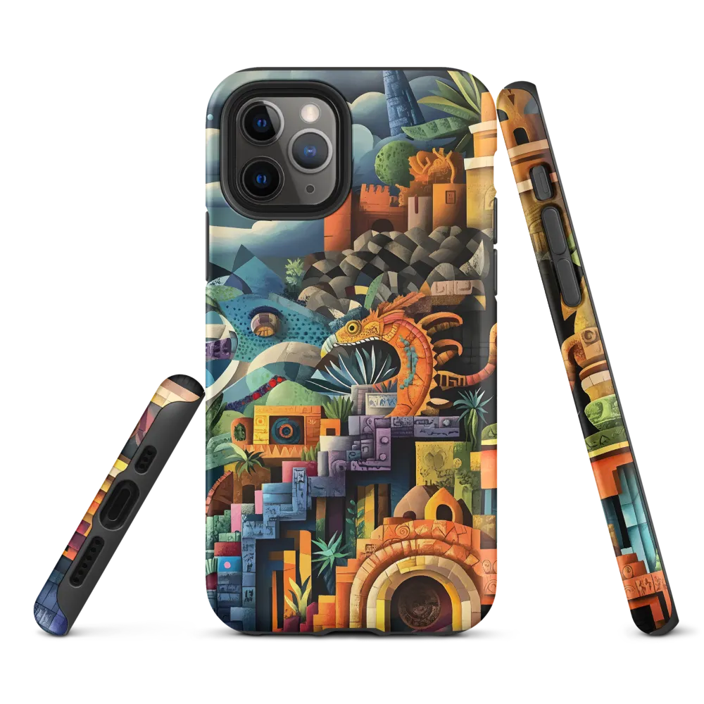 Embrace of the Mythical Landscape | Phone Case |  11 Pro | Tough Case | Matte