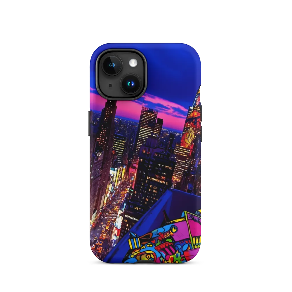 Neon Twilight: A City in Vibrance