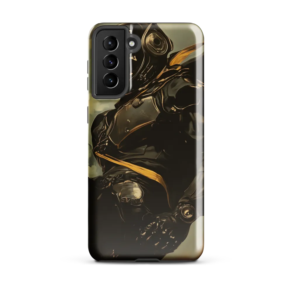 Ethereal Explorer: The Enigmatic Astronaut | Phone Case |  S21 Plus | Tough Case | Glossy