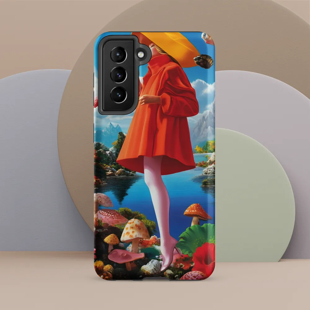 Dreamscape in Orange and Blue