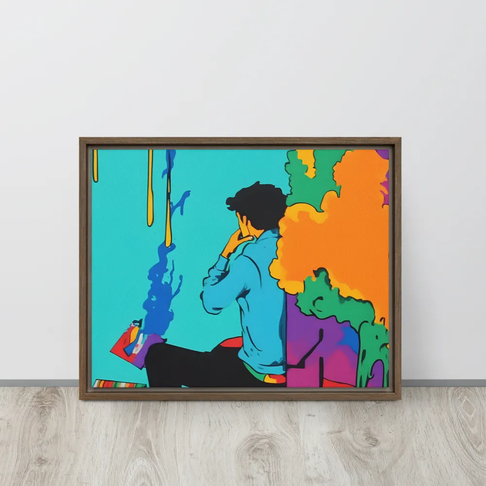 The Artist Within | Canvas with Brown Frame | 16″×20″
