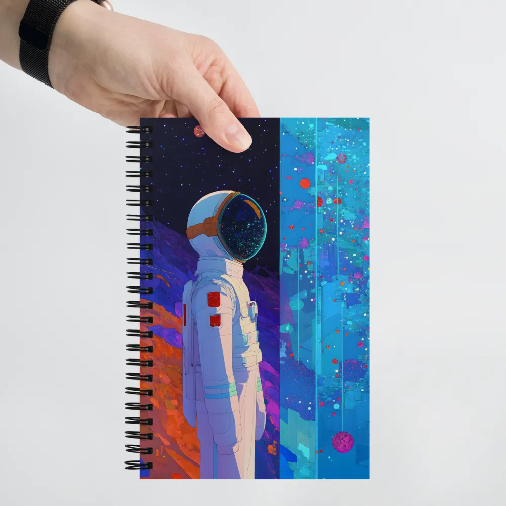 Cosmic Exploration: The Astronaut's Journey | Spiral Notebook