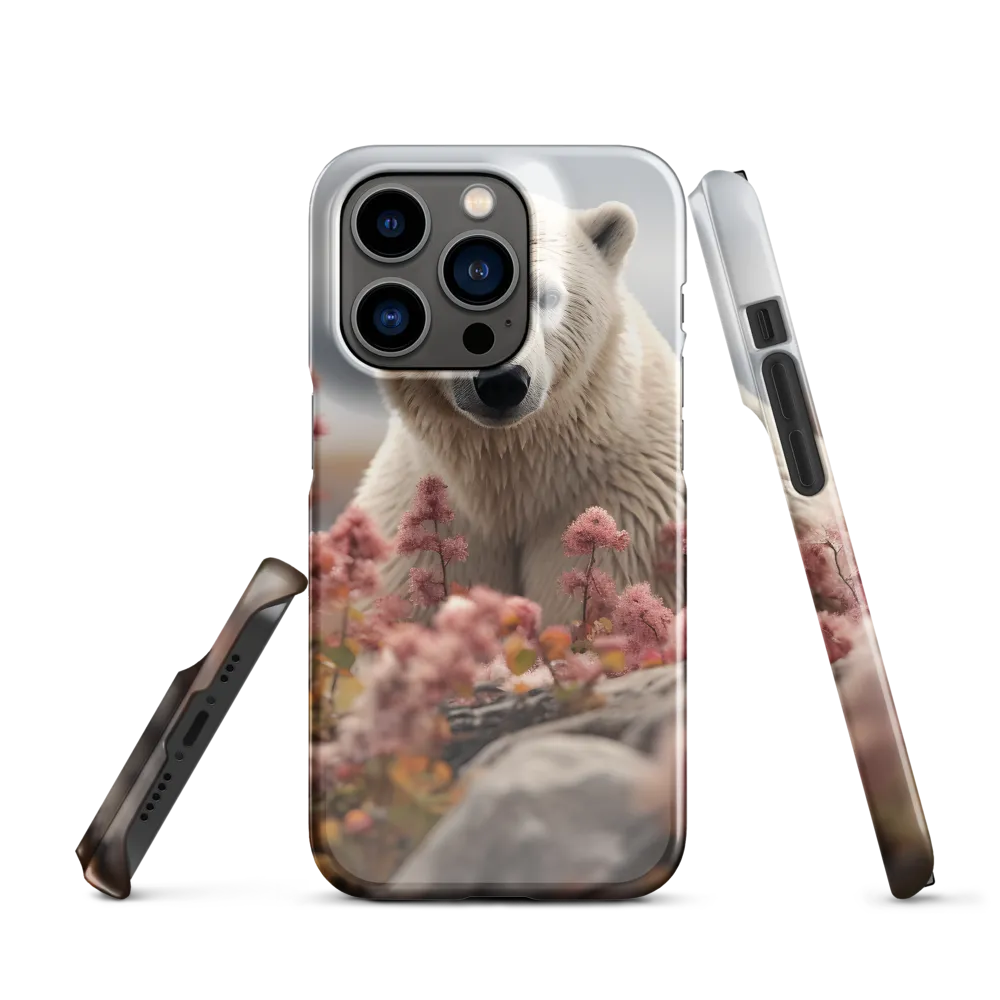 Curiosity Among Blooms: The Polar Bear