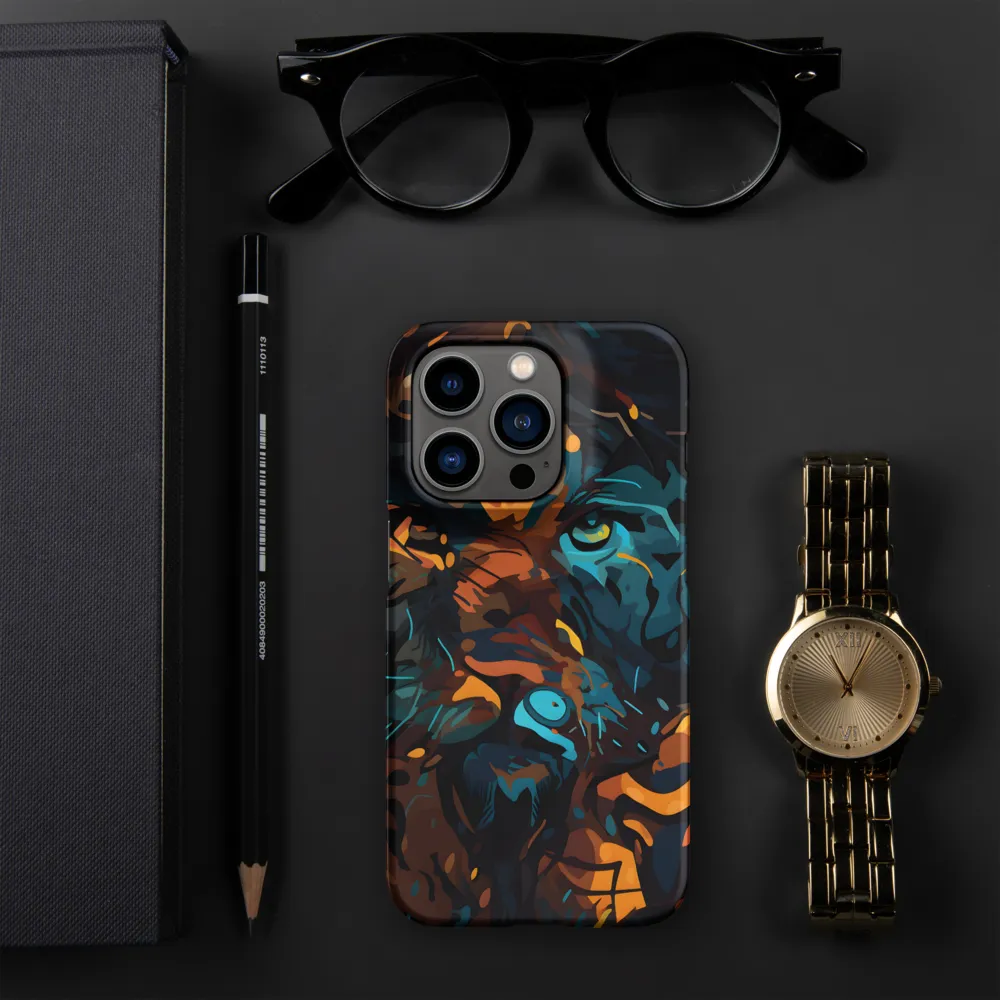 Tropical Enigma: A Wildlife Quartet | Phone Case |  14 Pro | Snap Case | Matte