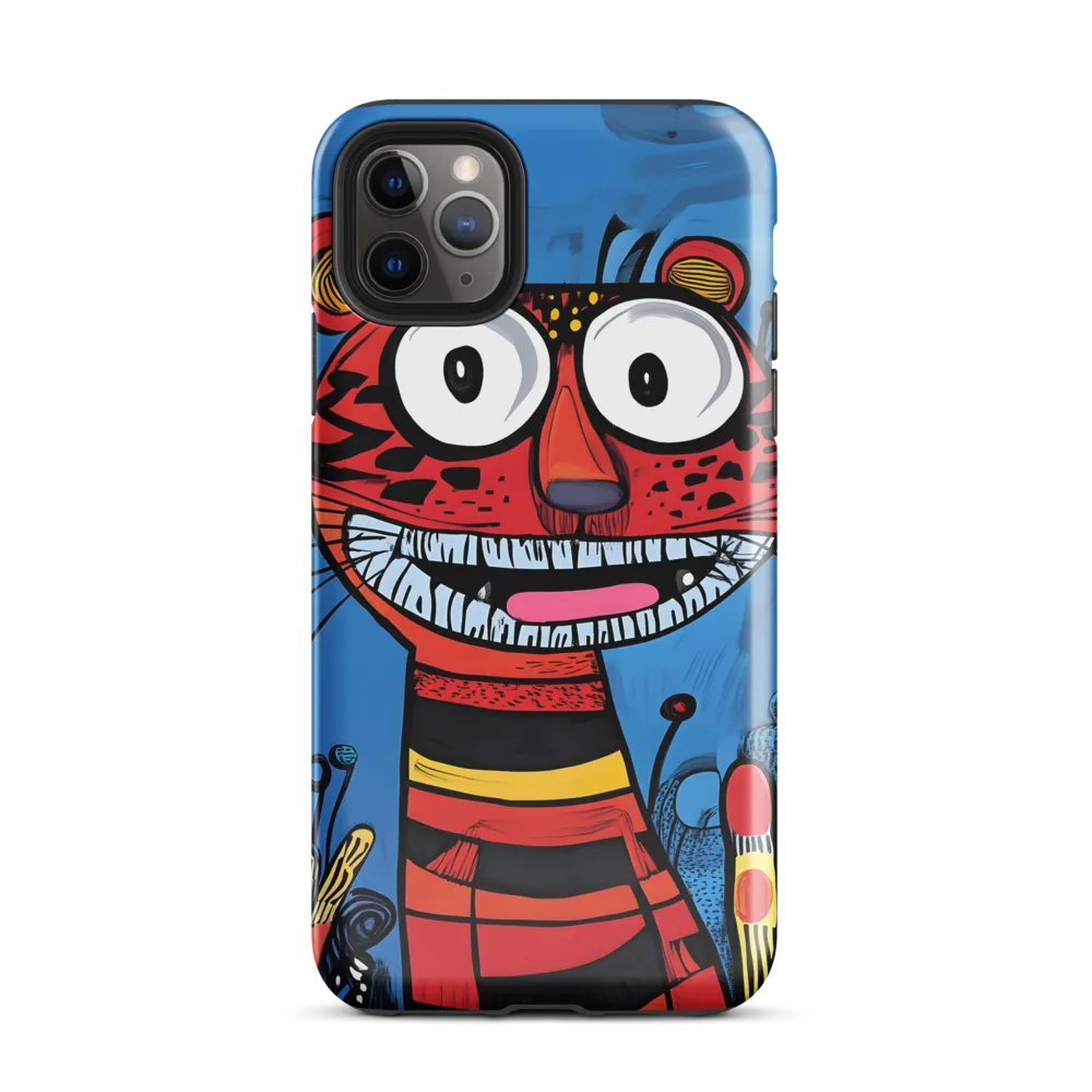 Playful Tiger Revelry | Phone Case |  11 Pro Max | Tough Case | Glossy