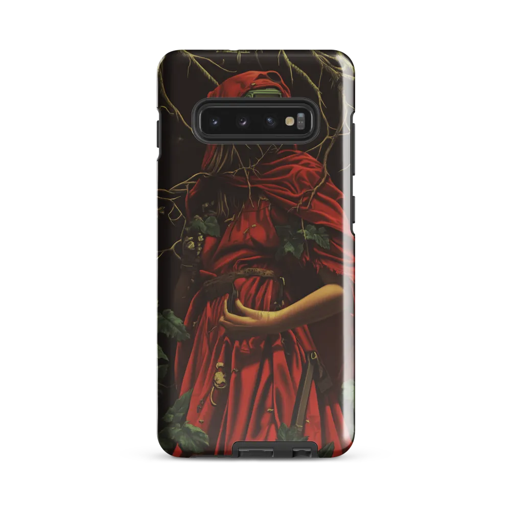 The Enigmatic Cloaked Traveler | Phone Case |  S10 Plus | Tough Case | Glossy