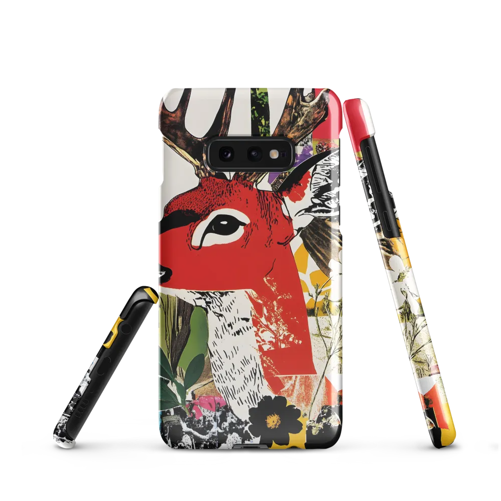 Vibrant Harmony: The Deer in Nature | Phone Case |  S10e | Snap Case | Glossy