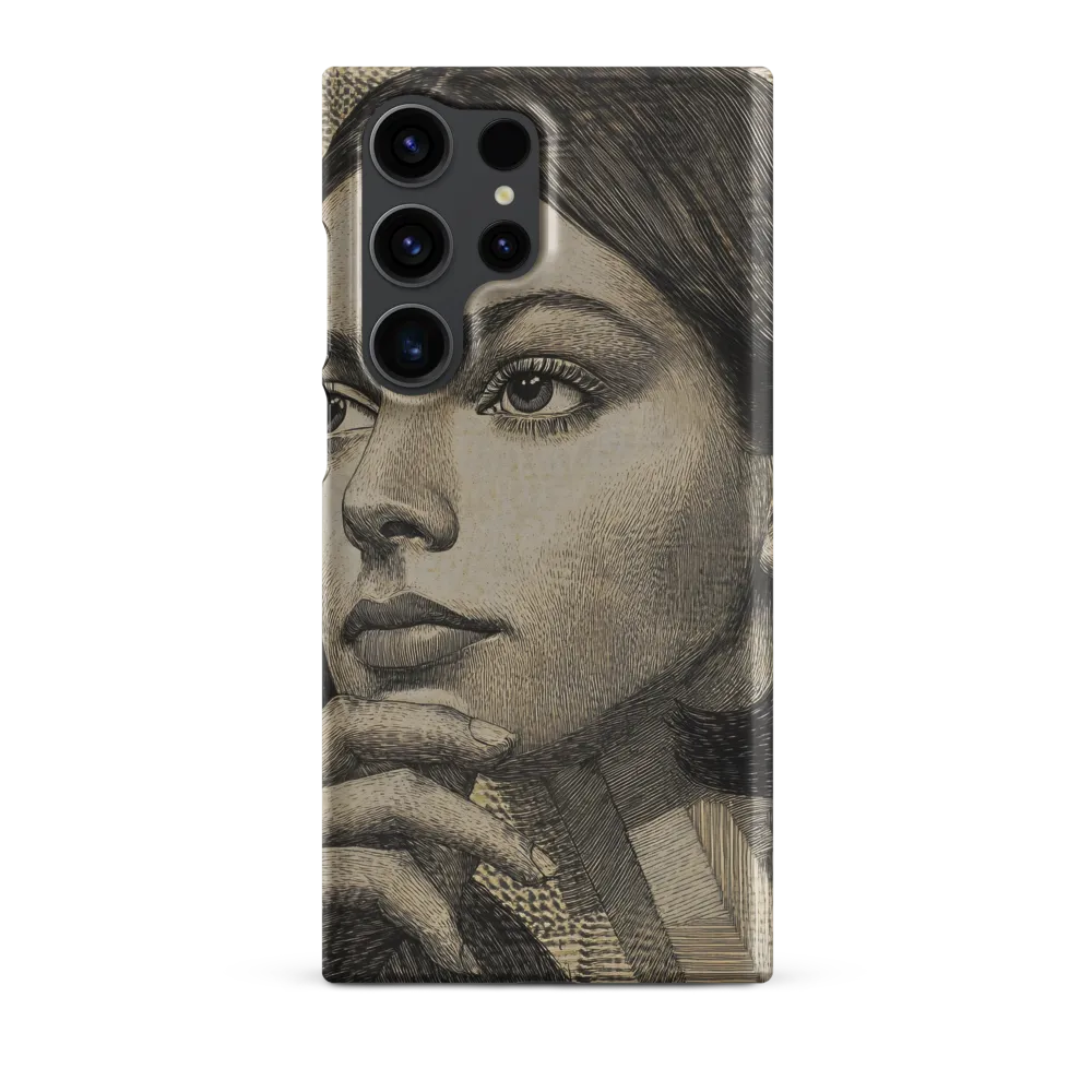 Contemplative Reflection | Phone Case |  S23 Ultra | Snap Case | Matte