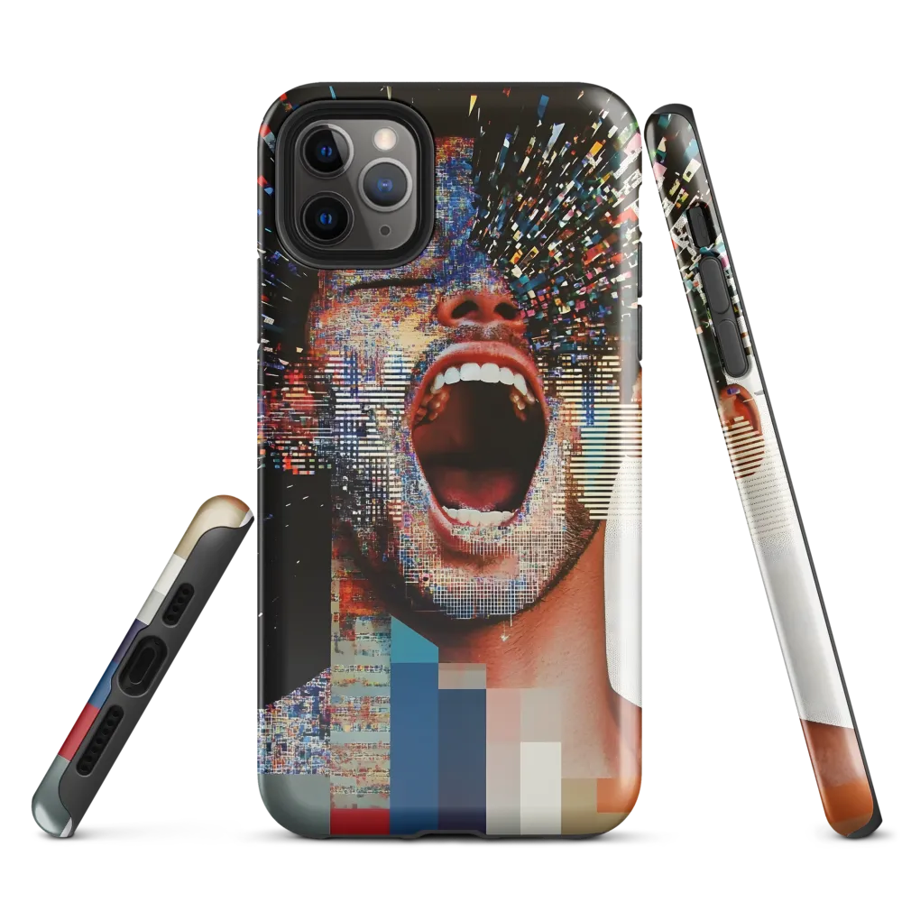 Eruptive Expression | Phone Case |  11 Pro Max | Tough Case | Glossy