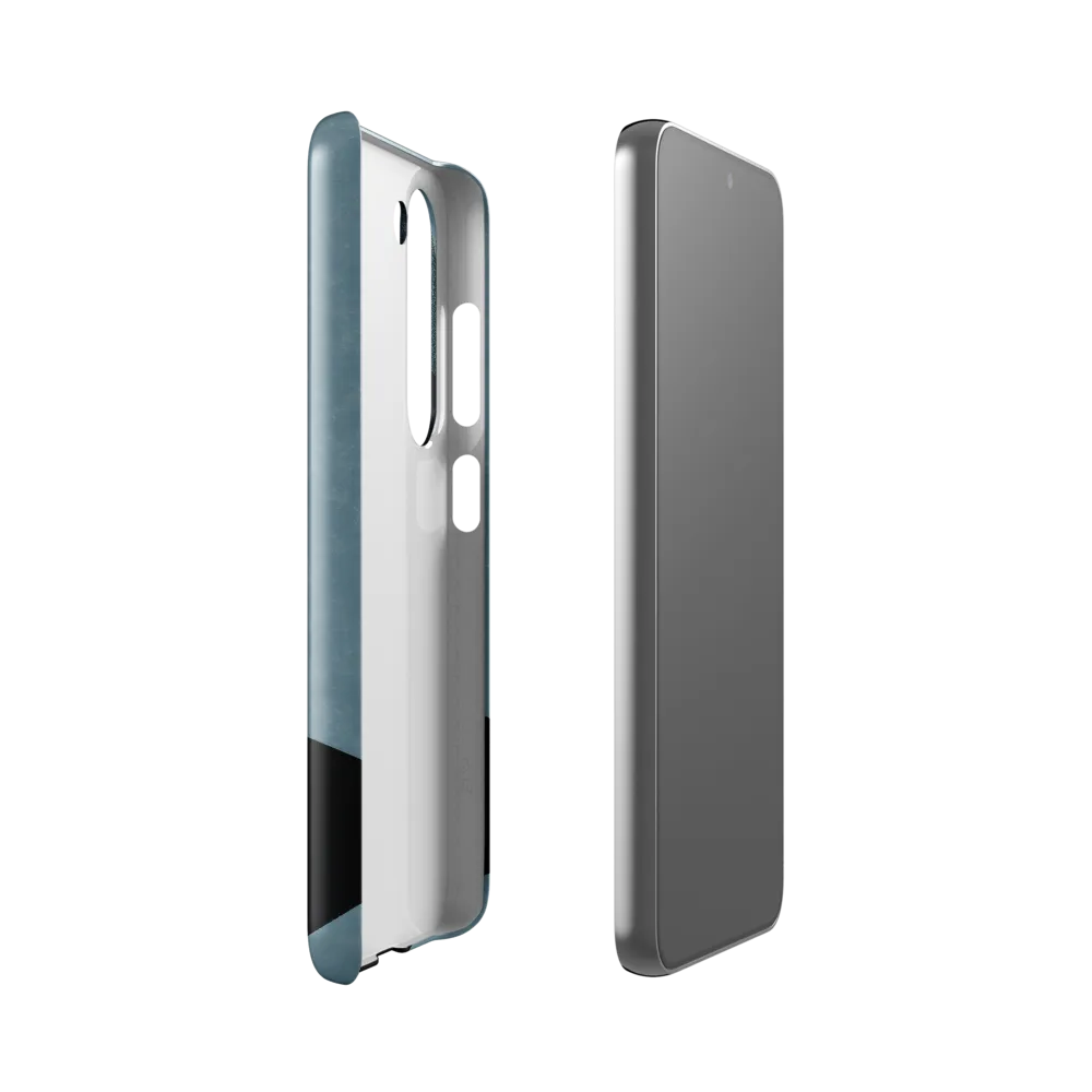Minimalist Portrait of a Modern Man | Phone Case |  S23 | Snap Case | Glossy