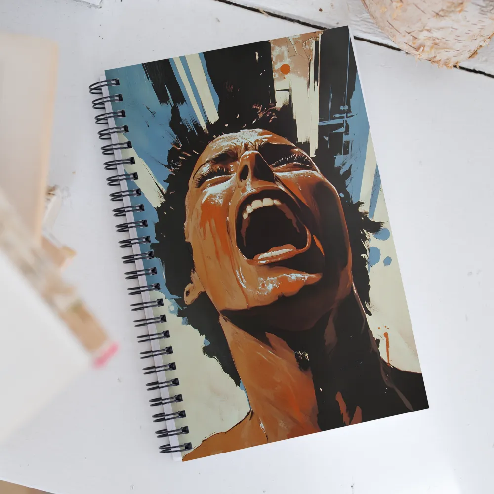 Raw Emotion: The Anguish Within | Spiral Notebook