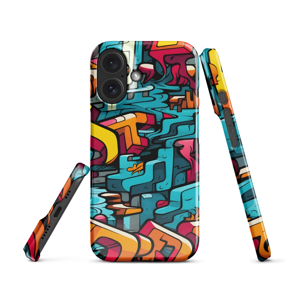 Urban Flow: A Graffiti Odyssey | Phone Case