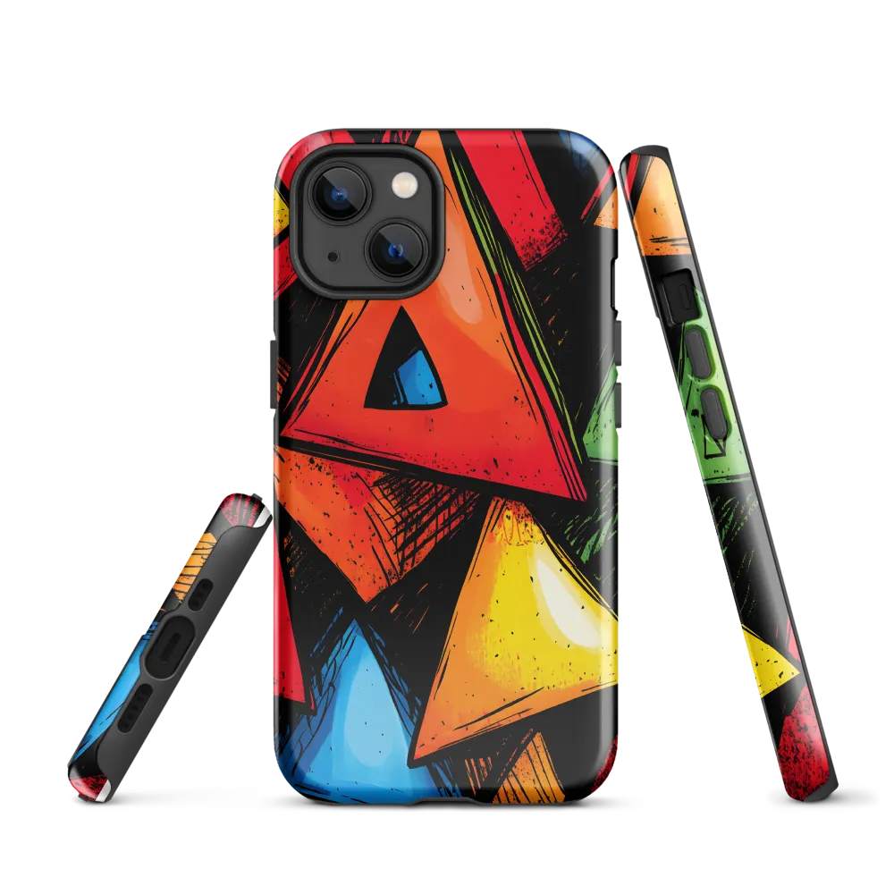 Vibrant Triangles in Abstract Harmony