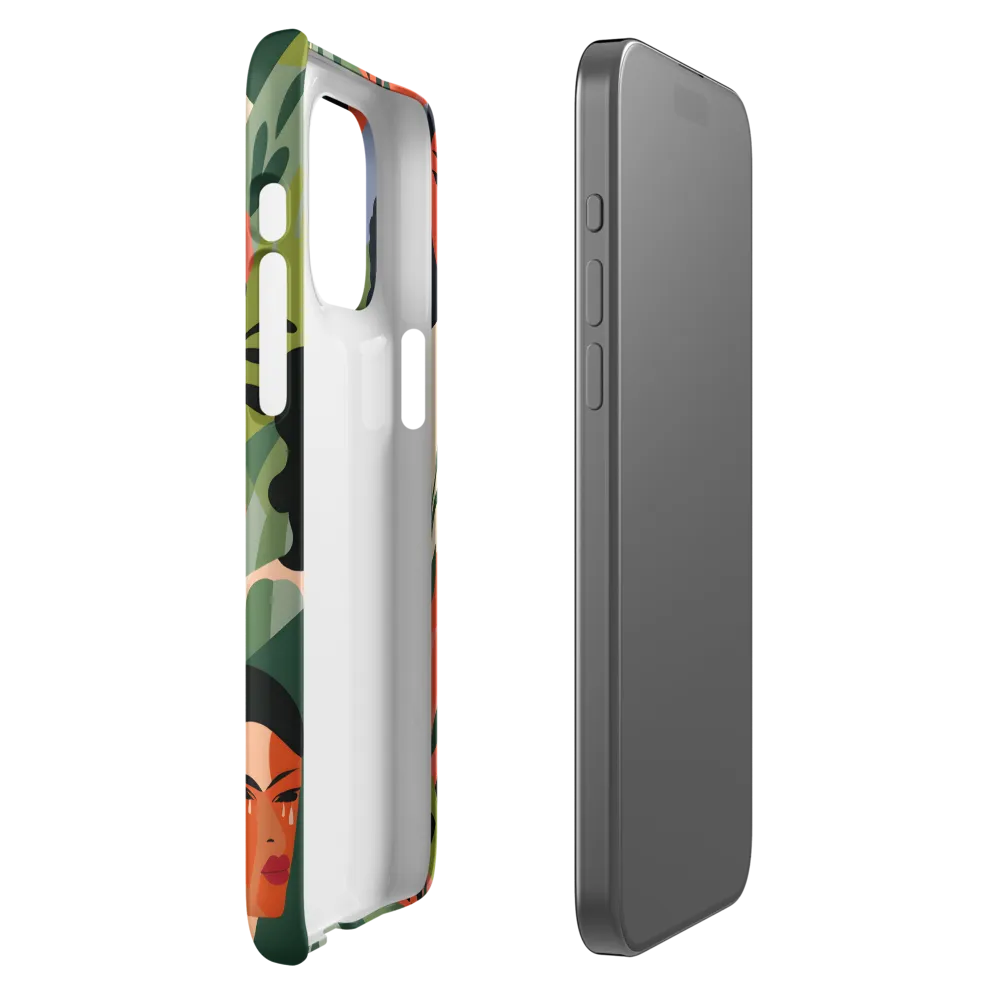 Harmony of Nature and Femininity | Phone Case |  15 Pro Max | Snap Case | Matte