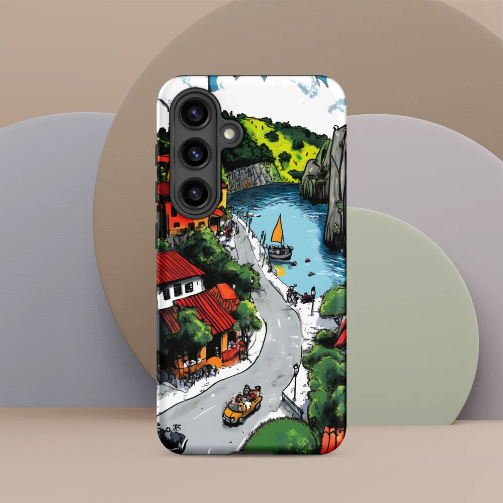 Whimsical Village by the Water