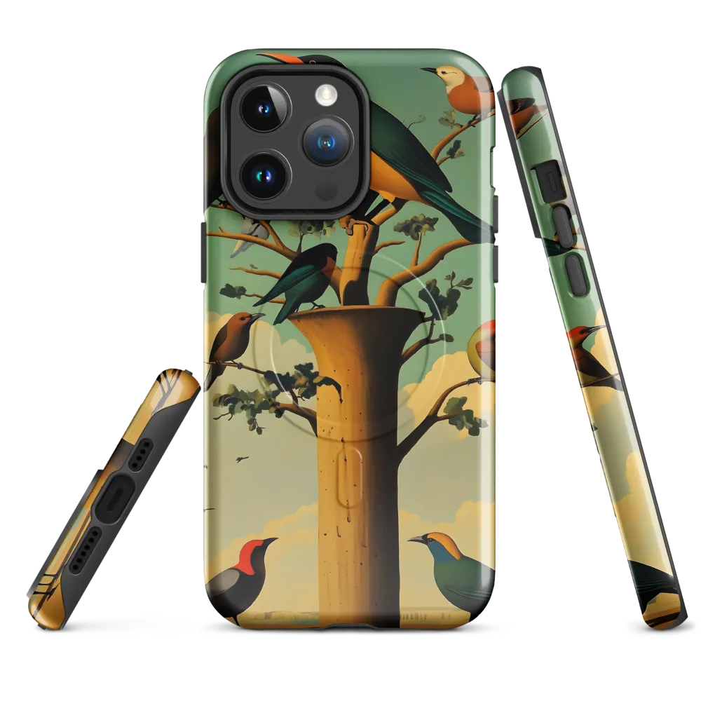 Avian Harmony | Phone Case |  14 Pro Max | MagSafe® Tough Case | Glossy