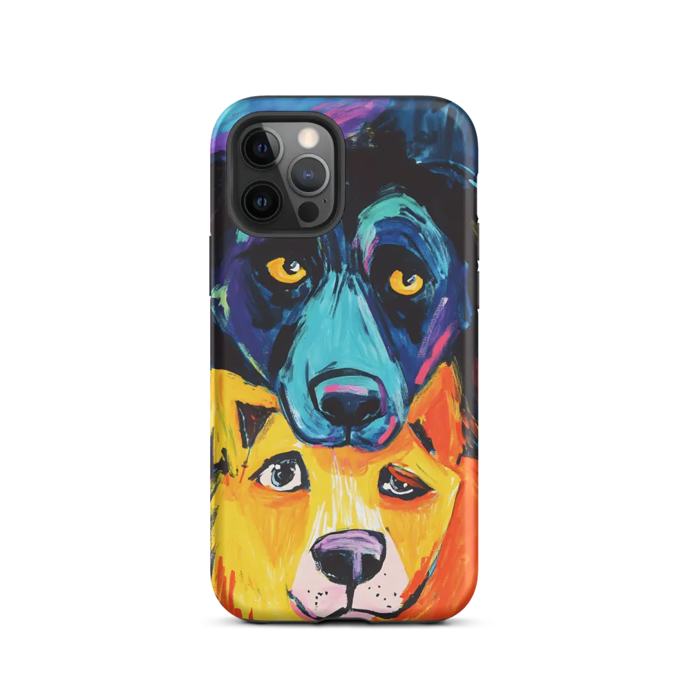 Vibrant Companions: An Expression of Canine Spirit