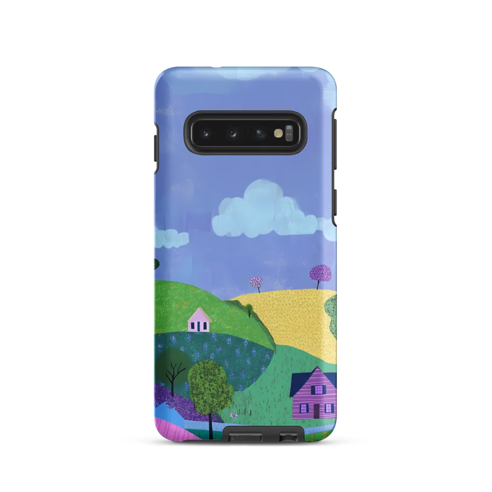 Whimsical Hills and Quaint Homes | Phone Case |  S10 | Tough Case | Matte