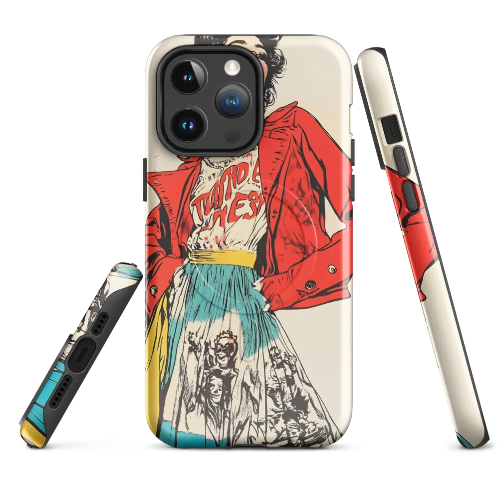 Vibrant Elegance: A Pop Art Fashion Statement