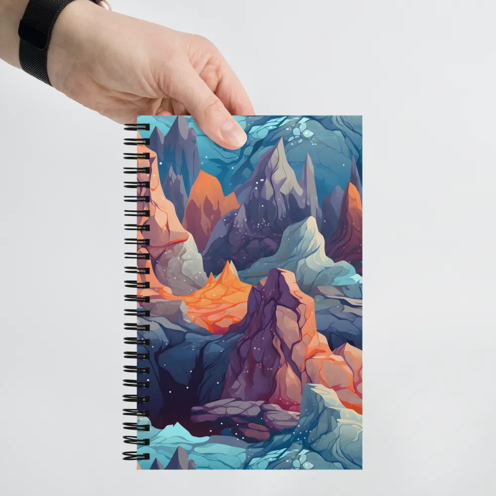 Mystical Peaks of Imagination | Spiral Notebook