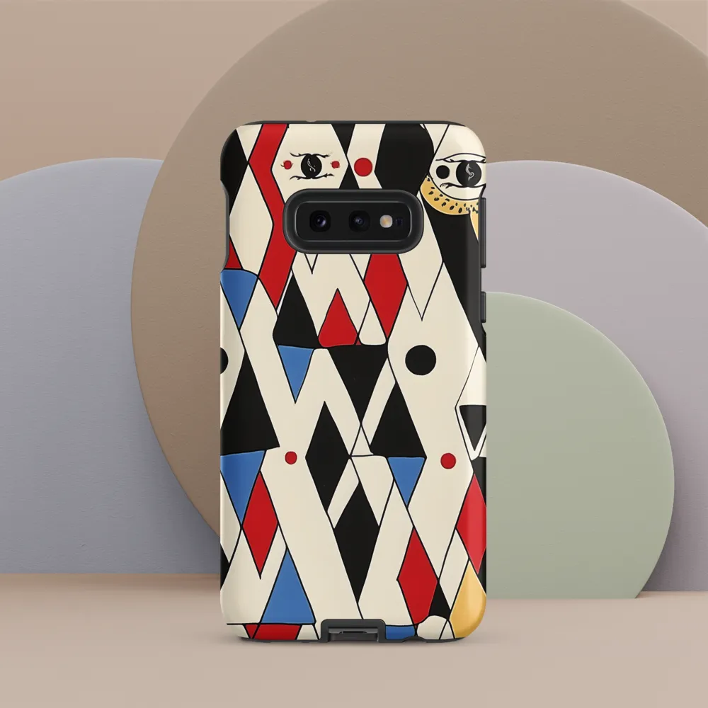 Dynamic Geometric Symphony | Phone Case |  S10e | Tough Case | Matte