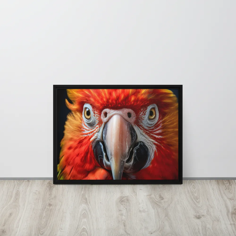 The Fiery Gaze of the Parrot