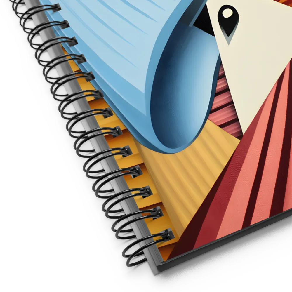 Symphony of Shapes | Spiral Notebook