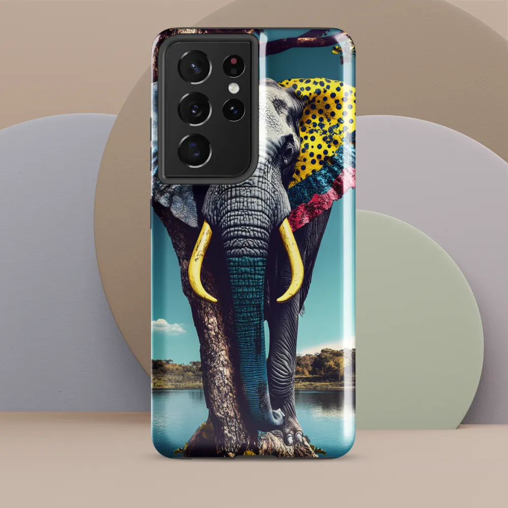 Painted Ears, Teal Trunk