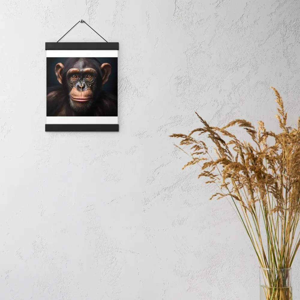 Whispers of Curiosity | Poster With Black Wood Hanger | 8″×10″