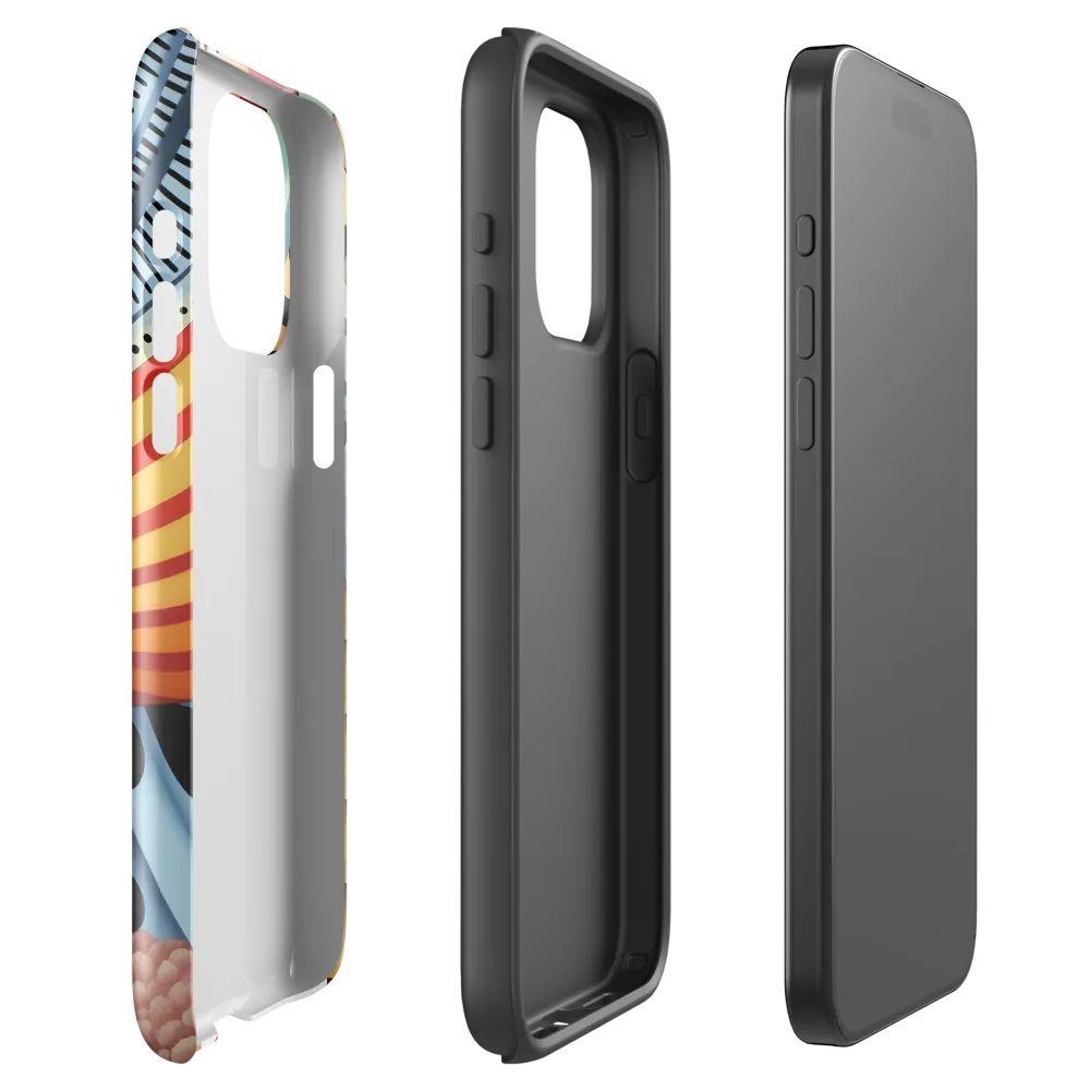 Symphony of Shapes | Phone Case |  15 Pro Max | Tough Case | Glossy