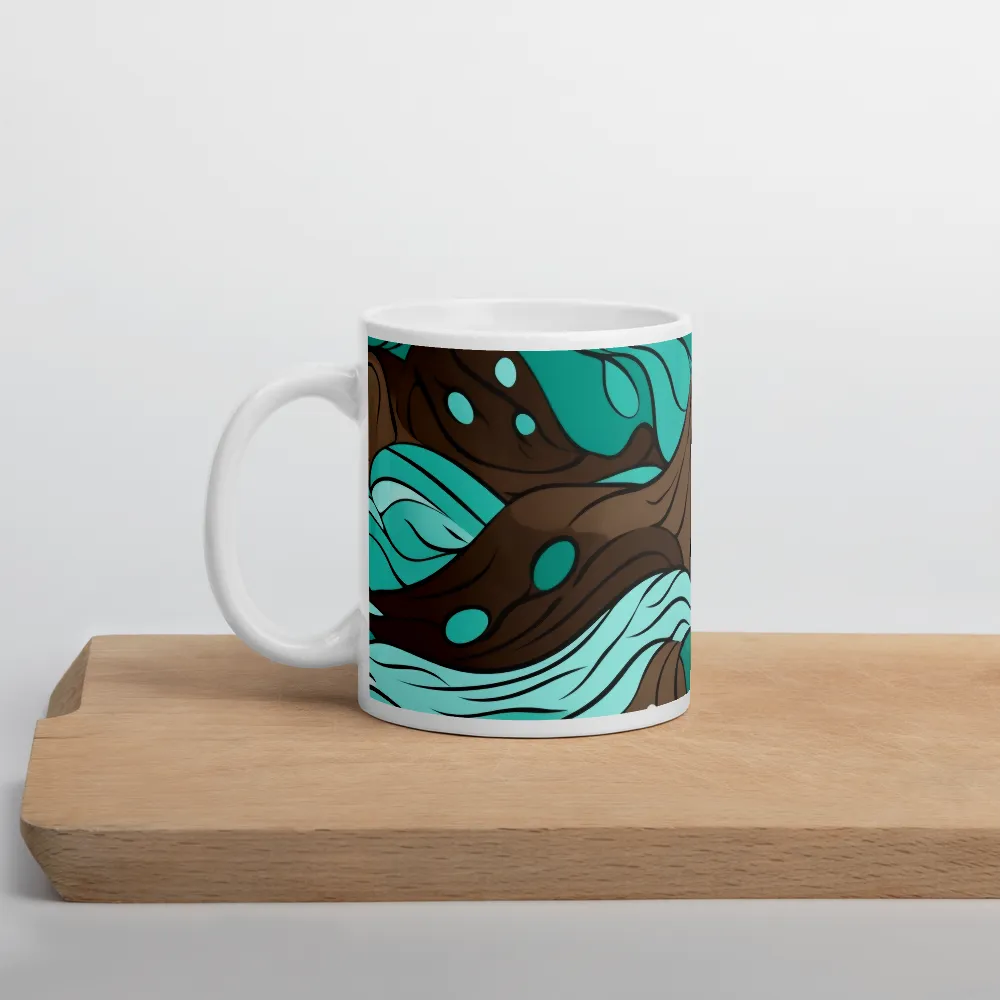 Flowing Horizons | Mug with White inside | 11 oz